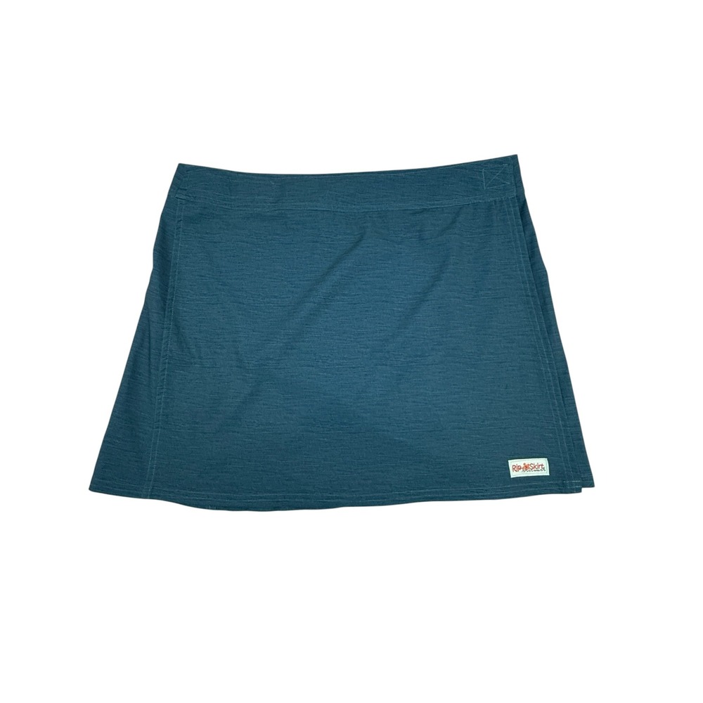 RipSkirt Hawaii Wrap Skirt Women Large Teal Athletic Activewear Pocket Mini